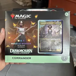 Miracle Worker Commander Deck MTG Duskmourn House of Horror New Sealed Magic - Image 1
