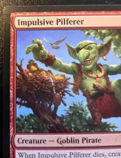 Impulsive Pilferer 185/361 Common Commander Legends Magic: The Gathering - Image 2