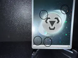 2023 Pokemon Basic Metal Energy 008 SVE 151 Cosmos Holo FOUR SWIRL Card NM+ - Image 2