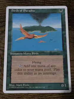 MTG Birds of Paradise 4th Edition Regular Rare - Image 1