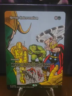 Heroic Intervention () (Borderless) M Marvel Universe Eternal-Legal 80 NM - Image 1