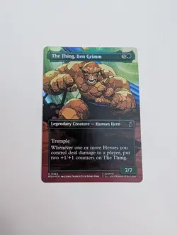 MTG - The Thing, Ben Grimm (Borderless Foil)- Marvel Super Heroes NM/M Condition - Image 1