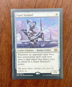 MTG Magic the Gathering Esper Sentinel (12/765) Modern Horizons 2 LP - Image 1