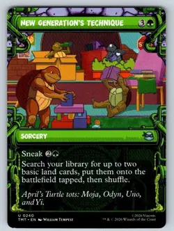 New Generation's Technique (Showcase) 0240 Teenage Mutant Ninja Turtles LP - Image 1