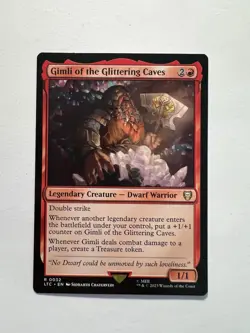 Gimli of the Glittering Caves - MTG LTC - NM - Image 1