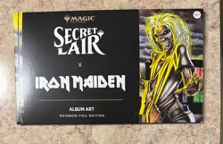 New! Sealed MTG Secret Lair Iron Maiden Album Art Rainbow FOIL - Image 1