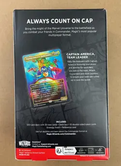 MAGIC: THE GATHERING - MARVEL SUPERHEROES AVENGERS ASSEMBLE COMMANDER DECK NEW - Image 2
