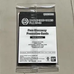 SEALED TCG Bandai Card Games Fest 25-26 Promo PACK-Gundam, OP, Digimon, UA, &DBS - Image 2