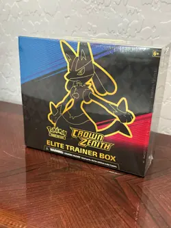 Crown Zenith Elite Trainer Box ETB - New Factory Sealed - Pokemon - Image 1