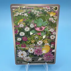 Fomantis 085/084 Pokemon TCG Pitch Black Illustration Rare English - NM - Image 1