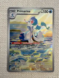 Pokemon TCG: Primarina (Illustration Rare) - 88/84 - ME: Pitch Black - NM - Image 1
