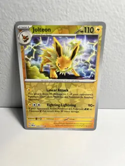 Jolteon 029/131 Reverse Holo Rare Prismatic Evolutions Pokemon TCG Near Mint NM - Image 1