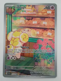 The Pokemon Company Fidough 213/198 SV01 Illustration Rare Full Art Holo EN NM - Image 1