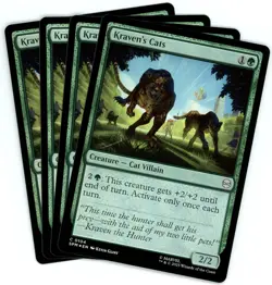 x4 Lurking Lizards (Foil) - 0107 - Marvel's Spider-Man - MTG SHIPS NOW - Image 1