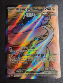 Raging Bolt ex 196/162 NM Temporal Forces Ultra Rare Pokemon - Image 1