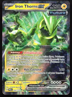 Iron Thorns ex 032/131 NM Prismatic Evolutions Holo Double Rare Pokemon - Image 1