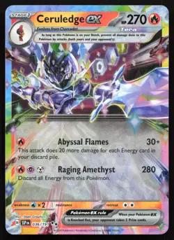 Ceruledge ex 036/191 NM Surging Sparks Double Rare Pokemon - Image 1