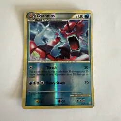 Shiny Gyarados 123/123 HeartGold SoulSilver Holo Rare Pokemon TCG - Image 1