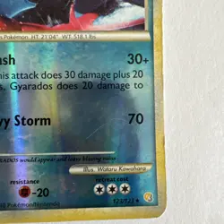 Shiny Gyarados 123/123 HeartGold SoulSilver Holo Rare Pokemon TCG - Image 4