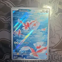 Goldeen Pitch Black 87/84 IR Pokemon TCG Pack Fresh NM - Image 1