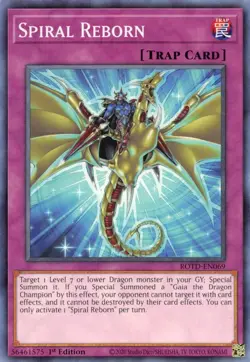 Spiral Reborn ROTD-EN069 1st Edition Common Rise of the Duelist Yu-Gi-Oh NM - Image 1