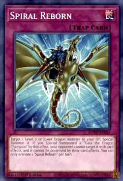 Spiral Reborn ROTD-EN069 1st Edition Common Rise of the Duelist Yu-Gi-Oh NM - Image 2