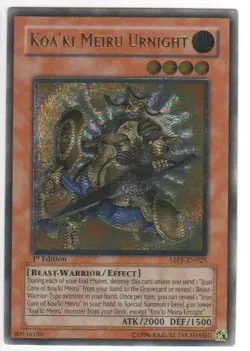 Yugioh! MP Koa'Ki Meiru Urnight - ABPF-EN025 - Ultimate Rare - Unlimited Edition - Image 1