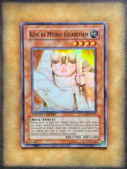 Yugioh Koa'ki Meiru Guardian RGBT-ENPP3 Super Rare Limited Edition NM - Image 1
