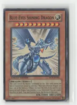 Blue-Eyes Shining Dragon MOV-EN001 Yu-Gi-Oh! The Movie Promo Set Limited NM - Image 1