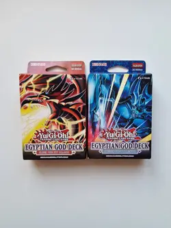 YuGiOh Egyptian God Decks One Of Each Obelisk And Slifer Structure Decks 1st Ed - Image 1