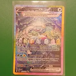 Nintendo Pokemon TCG 3-Card Holo Lot Virizion Terapagos ex Hydreigon ex 2024 - Image 5