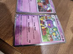 Drifloon 005 + Drifblim 006 Cosmos Holos Mega Evolution Promo Pokemon Cards NM - Image 5