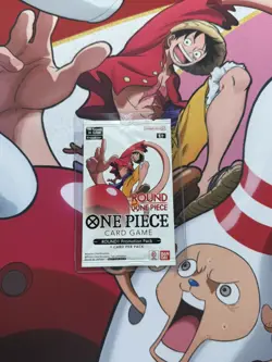 One Piece Round 1 Promo Pack 1x Card Sealed One Piece TCG English In Hand - Image 1