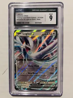 Pokemon TCG Lugia ex 017/034 CGC 9 Trading Card Game Classic EX Deck Holo 2023 - Image 1