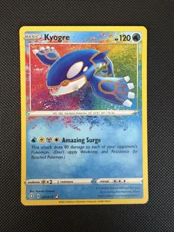Pokemon Card - Kyogre 021/072 Shining Fates Holo Near Mint Amazing Rare NM(a) - Image 1