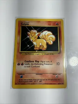 Vulpix 068/102 Base Set Regular Pokemon Card TCG - Image 1