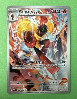 Armarouge 086/084 Illustration Rare IR Pokemon Pitch Black ME05 Card Near Mint - Image 1