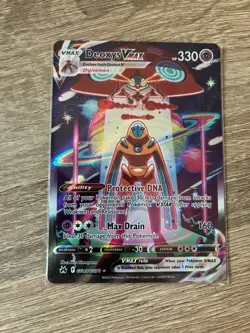 Pokemon Card - Deoxys VMAX TCG GG45/GG70 Crown Zenith Galarian Gallery - M/NM - Image 1