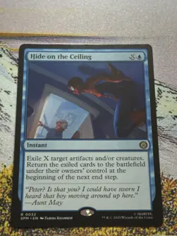 Hide on the Ceiling SPM NM MTG Spider-Man Magic The Gathering - Image 1