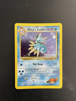 Misty's Seadra | 9/132 | Gym Heroes | Prerelease | Pokemon Card | LP - Image 1