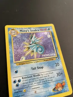 Misty's Seadra | 9/132 | Gym Heroes | Prerelease | Pokemon Card | LP - Image 2