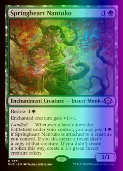 Springheart Nantuko MTG NM Modern Horizons 3 FOIL - Image 1