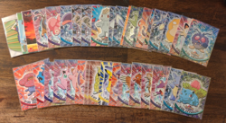 Lot 45 Vintage Topps Pokemon Cards Holo Foil Arbok Oddish Gloom Primeape Tauros - Image 1