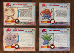 Lot 45 Vintage Topps Pokemon Cards Holo Foil Arbok Oddish Gloom Primeape Tauros - Image 4