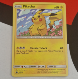 Pokemon TCG Pikachu SM206 Promo Cards Promo Holo English 2019 60 HP - Image 1