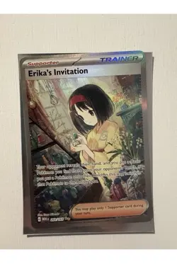 Pokemon Cards Lot Brilliant Champion Charizard Pikachu and Erika - Image 3