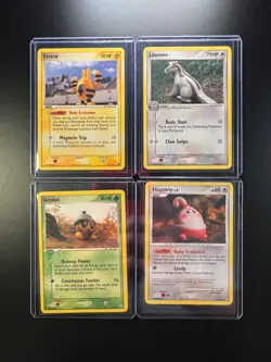 Pokemon 4 cards set Illustration by Yuka Morii Non-Holo Regular - Image 1