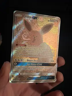 Eevee GX SM233 Sm Holo Pokemon TCG Card Art - Image 2