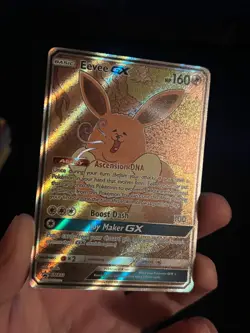 Eevee GX SM233 Sm Holo Pokemon TCG Card Art - Image 3