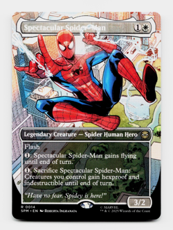 Spectacular Spider-Man (Borderless) - [Marvel's Spider-Man] MTG SPM *Ships Meow! - Image 1